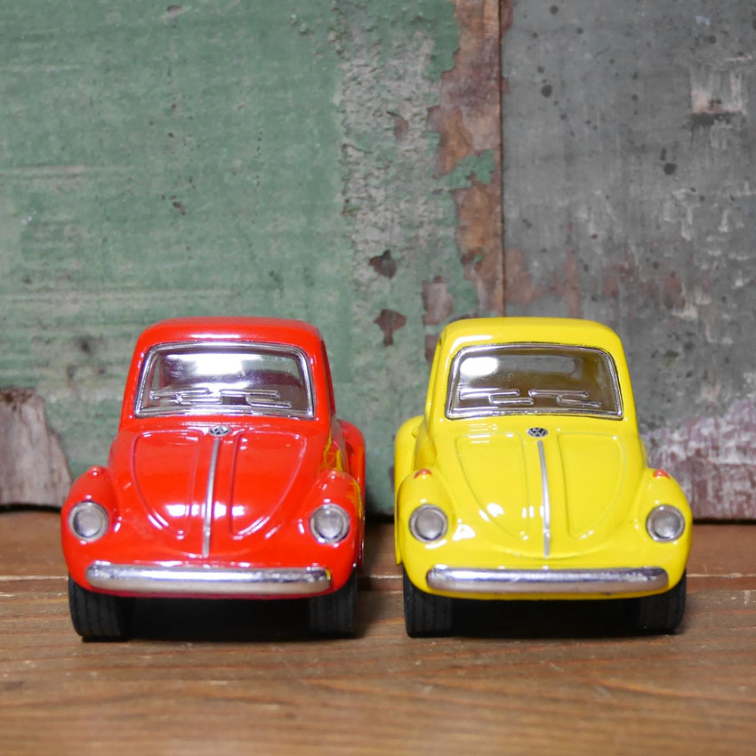 ワーゲンビートル ダイキャストミニカー 2Pセット Little Beetle プルバックミニカー　キンスマート アメリカン雑貨の画像
