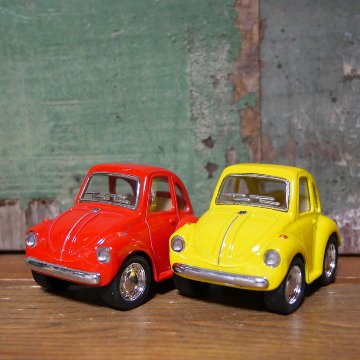 ワーゲンビートル ダイキャストミニカー 2Pセット Little Beetle プルバックミニカー　キンスマート アメリカン雑貨の画像