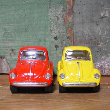 ワーゲンビートル ダイキャストミニカー 2Pセット Little Beetle プルバックミニカー　キンスマート アメリカン雑貨の画像