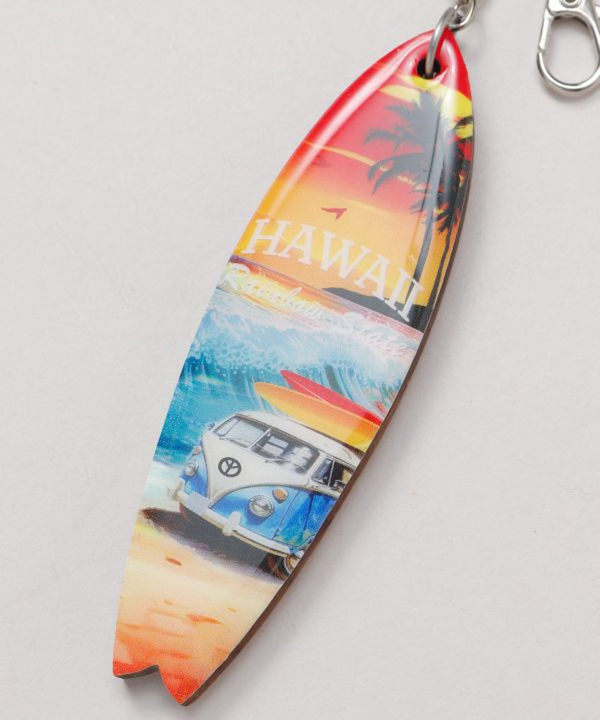 マカナウッドサーフ キーホルダー ハワイ HAWAII キーリング カヒコ Kahiko アメリカン雑貨　の画像