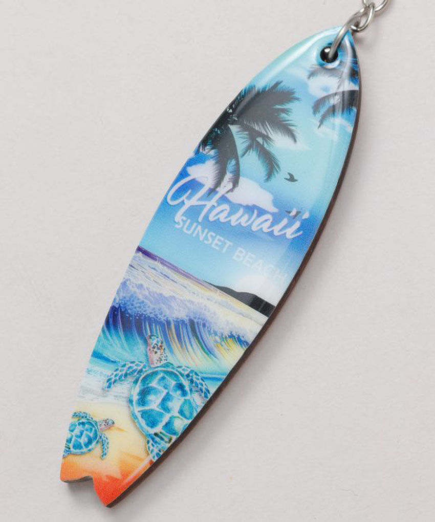 マカナウッドサーフ キーホルダー ハワイ HAWAII キーリング カヒコ Kahiko アメリカン雑貨　の画像