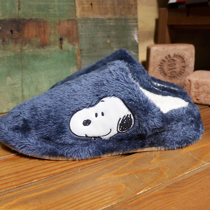  スヌーピー ボアルームシューズ SNOOPY スリッパ 裏ボア 暖か　インテリア雑貨の画像