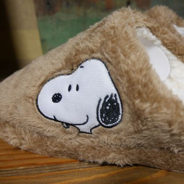  スヌーピー ボアルームシューズ SNOOPY スリッパ 裏ボア 暖か　インテリア雑貨の画像