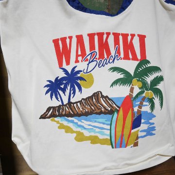 ホロイムアバッグ ワイキキ ハワイアン エコバッグ WAIKIKI  カヒコ kahiko ショッピングバッグの画像
