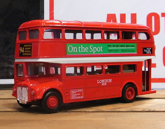 ロンドンバス　ダイキャストミニカー  アメリカン雑貨画像