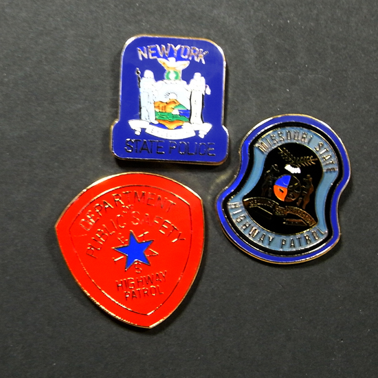 アメリカン ポリス ピンバッジ ルート66　アメリカン雑貨の画像