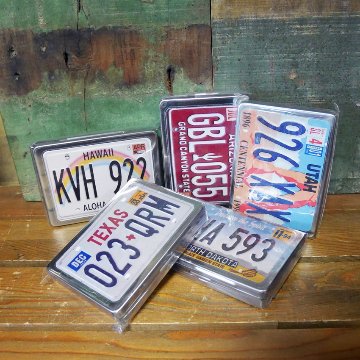 アメリカン ナンバープレート マルチフリー缶　アメリカン雑貨の画像