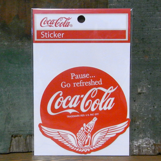 想像を超えての 希少レトロ - ドリンク コカコーラ Cola ステッカー 