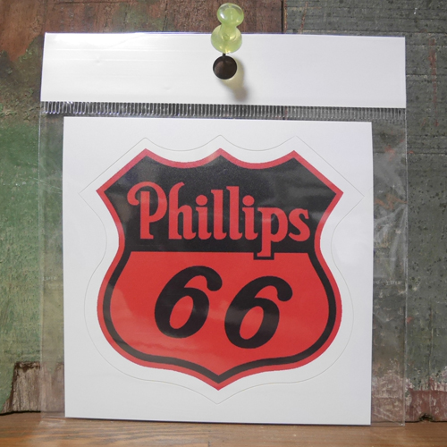 Phillips 66 ステッカー フィリップス モーターオイル シール アメリカン雑貨画像