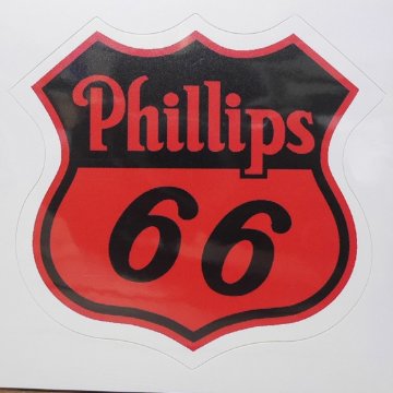 Phillips 66 ステッカー フィリップス モーターオイル シール アメリカン雑貨画像