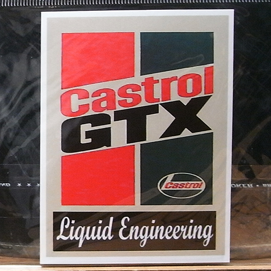 カストロール  ステッカーシール　アメリカン雑貨の画像