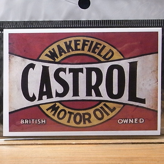 カストロール  ステッカーシール　アメリカン雑貨の画像