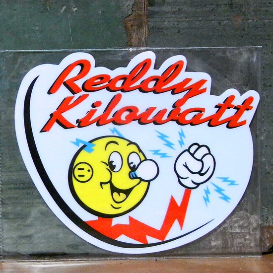 レディキロワット　ステッカー シール　アメリカン雑貨の画像