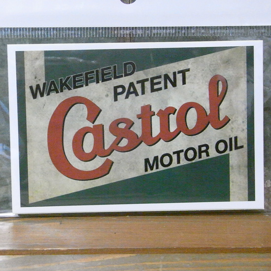 カストロール　ステッカー シール　アメリカン雑貨の画像