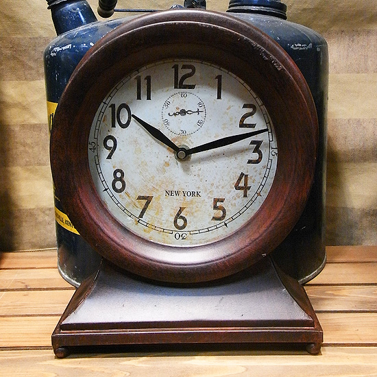 ルマンクロック置型時計 レトロ置き時計 アンティーク時計