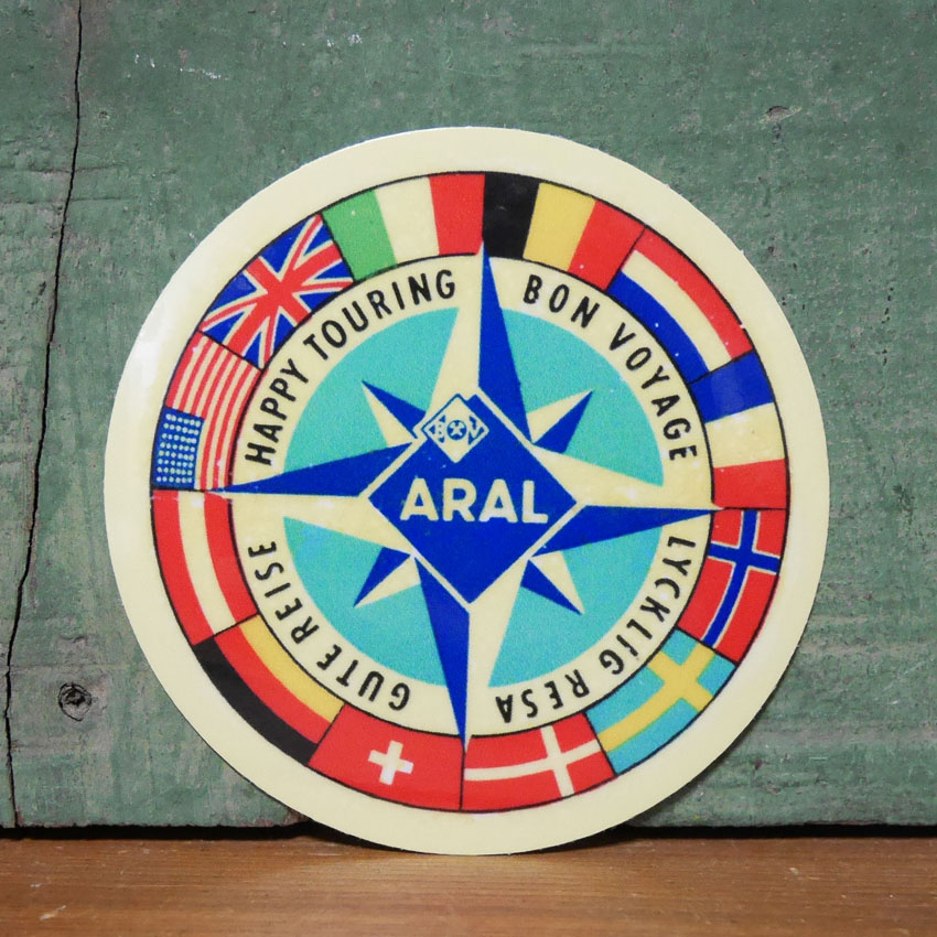 ARAL トラベル ステッカー ウォールステッカー アメリカン雑貨の画像