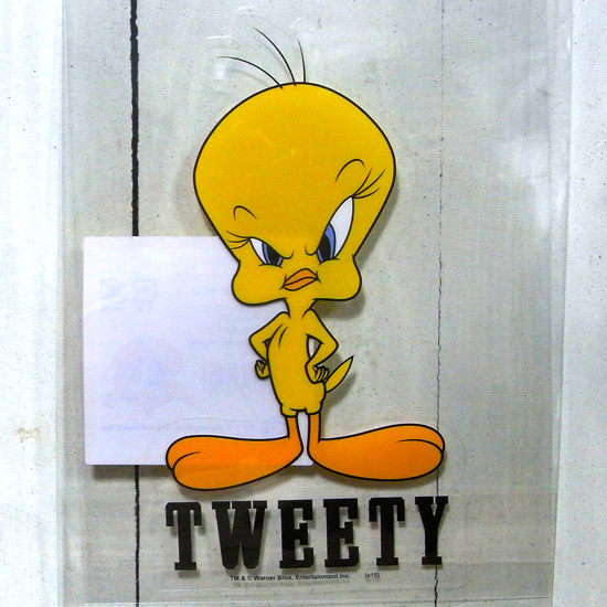 トゥイーティ クリアステッカー  ルーニーテューンズ 　ステッカー シール アメリカン雑貨の画像