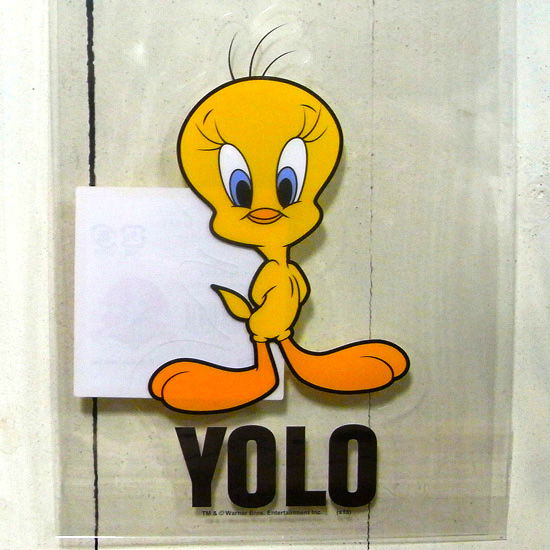 トゥイーティ クリアステッカー  ルーニーテューンズ 　ステッカー シール アメリカン雑貨の画像