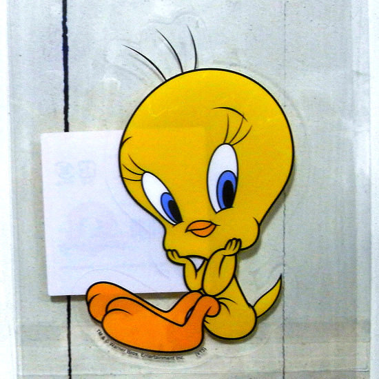 トゥイーティ クリアステッカー  ルーニーテューンズ 　ステッカー シール アメリカン雑貨の画像