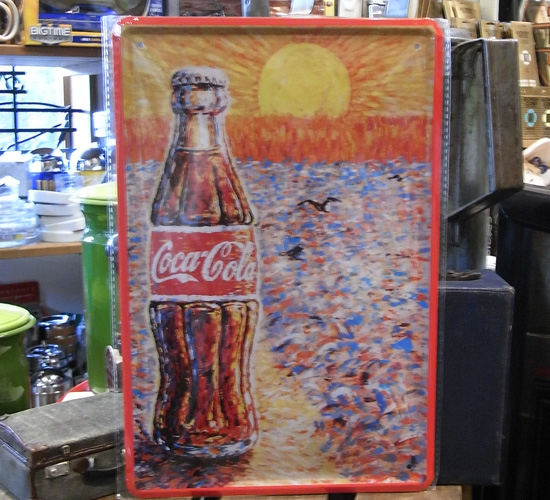  コカ・コーラ A4サイズ看板　ティンサイン　コークサイン看板　アメリカン雑貨画像