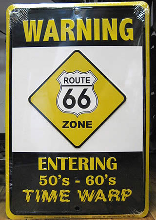  ルート66プレート サイン看板　ティンサイン　アメリカン雑貨の画像