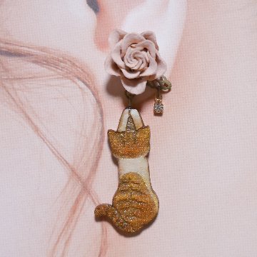 セミオーダー◆ミニ薔薇の耳飾り画像