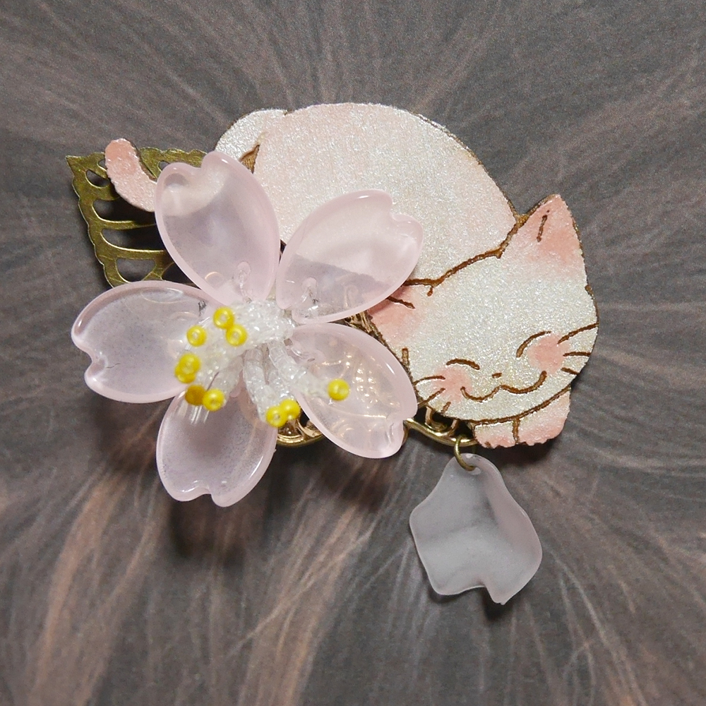 【季節限定】◆桜のポニーフック画像