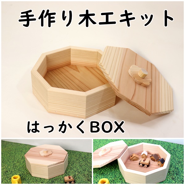 はっかくBOX　組み立て工作キットの画像