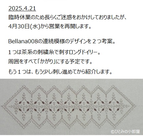 制作中の作品～進捗状況～の画像