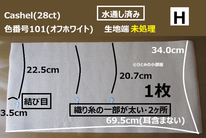【訳あり】刺繍生地の画像