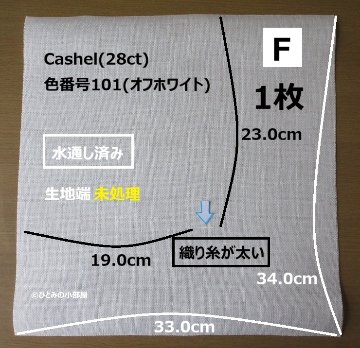 【訳あり】刺繍生地の画像