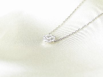 ovalbouquet necklace pt/diamond(オーバルブーケ ネックレス プラチナ/ダイア)の画像