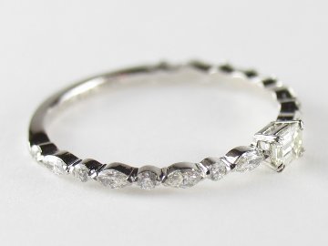 emeraldcutcandytiara ring pt/diamond(エメラルドカットキャンディティアラ リング プラチナ/ダイア)の画像