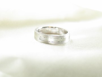 twinbucketlave ring men's pt/diamond(ツインバケットラブ リング メンズ プラチナ/ダイア)の画像