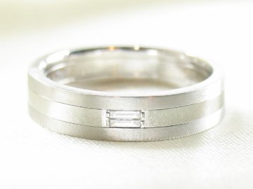 twinbucketlave ring men's pt/diamond(ツインバケットラブ リング メンズ プラチナ/ダイア)の画像