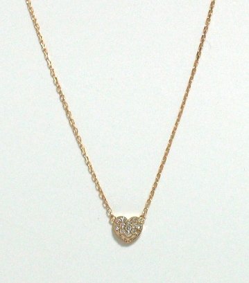 heartalive necklace k18yg/diamond(ハートアライブ ネックレス(両吊り) k18イエローゴールド/ダイア)の画像