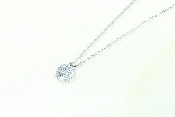 heartalive necklace k18yg/diamond(ハートアライブ ネックレス(バチカン吊り) k18ホワイトゴールド/ダイア)の画像