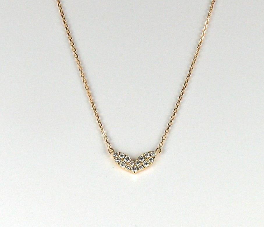 butterfly effect necklace k18yg/diamond(バタフライ エフェクト ネックレス k18イエローゴールド/ダイア)の画像