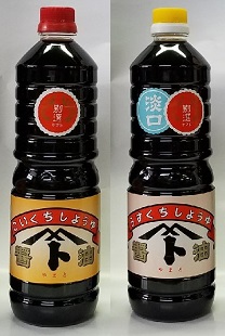 別選こいくち／うすくちしょうゆ(1L)｜本川藤由商店