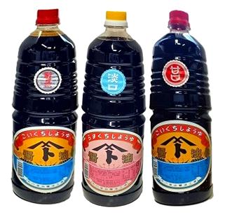 別上こいくち／うすくち／あまくち醤油(1.8L）の画像