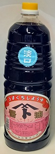 別上濃口／淡口／甘口しょうゆ(1.8Lペットボトル）の画像