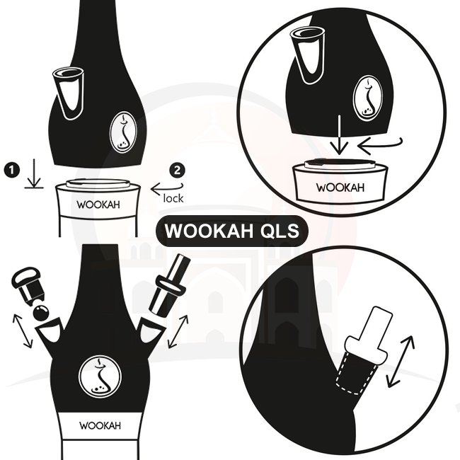 Wookah Oak Body / check bottle（ウーカーオークボディ/チェックボトル）画像