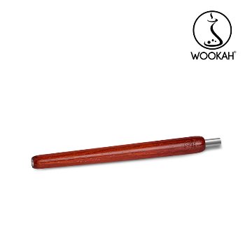 Wookah PADOUK Wooden Mouthpiece Standard / BROWN Leather Hose（ウーカーパドゥークウッデンマウスピース/ブラウンレザーホース)画像