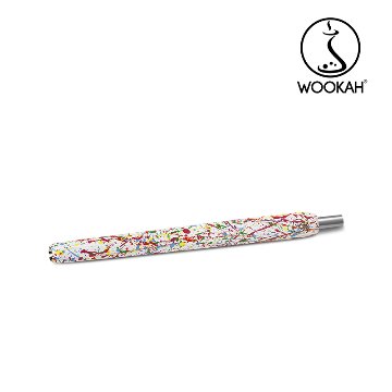 Wookah ABSTRACT Body / TORNADO Bottle / ABSTRACT Wooden Mouthpiece / Black Leather Hose Setの画像