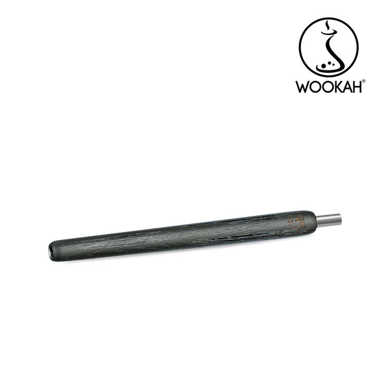 Wookah TENEBRIS Body / TORNADO Bottle / TENEBRIS Wooden Mouthpiece / BLACK Leather Hose Setの画像