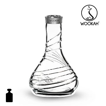 Wookah TENEBRIS Body / TORNADO Bottle / TENEBRIS Wooden Mouthpiece / BLACK Leather Hose Setの画像