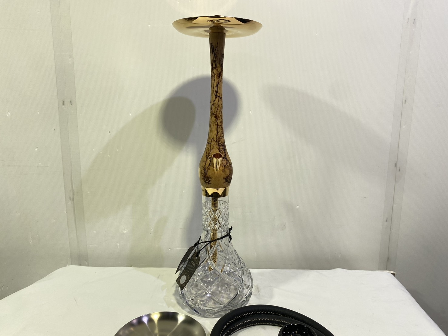 Wookah 24K Gold-Plated GROM Body / Olives Vase / Black Hose Complete Setの画像