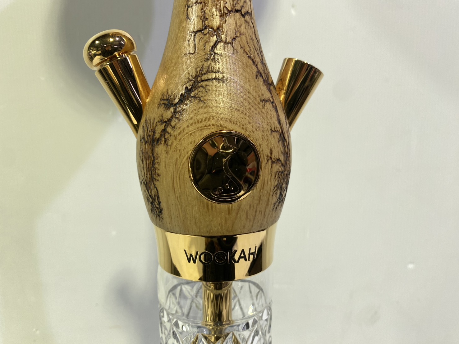 Wookah 24K Gold-Plated GROM Body / Olives Vase / Black Hose Complete Setの画像