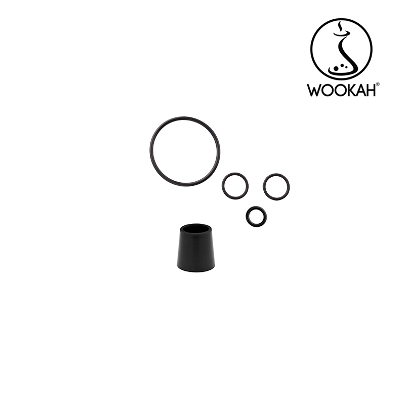 Wookah Mini Nox / Nox Wooden Mouthpiece / Black Leather Hose Setの画像