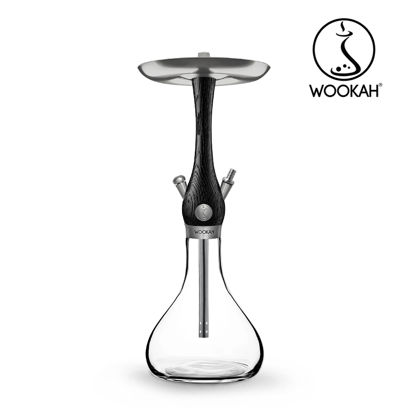 Wookah Mini Nox / Nox Wooden Mouthpiece / Black Leather Hose Setの画像